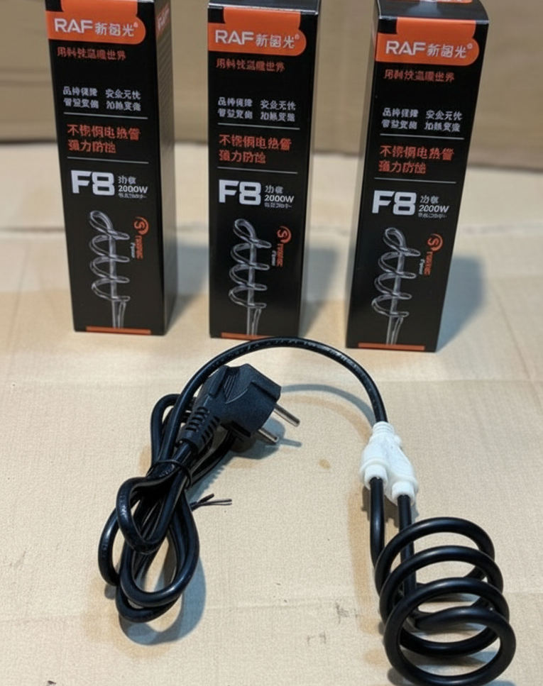 RAF F8 2000W Electric Water Heating Coil